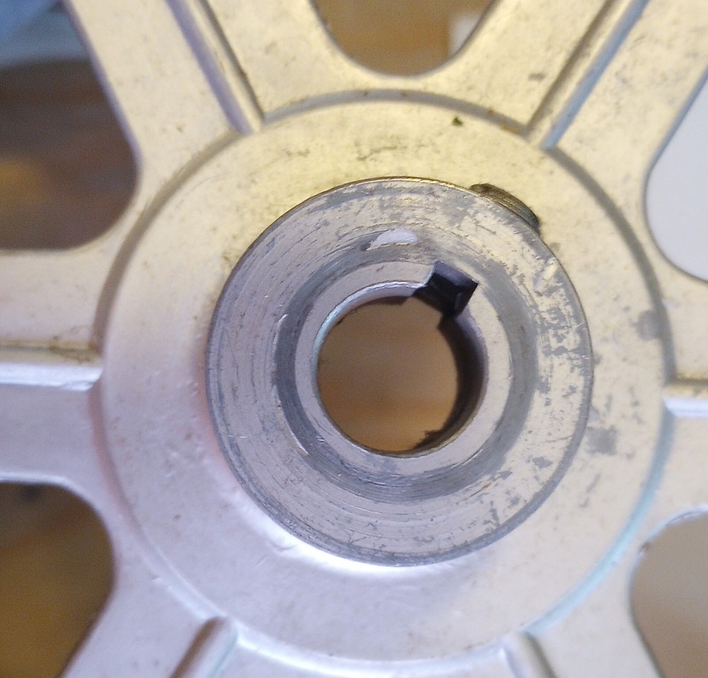 Vintage 12" Central Standardized Aluminum Pulley NOS