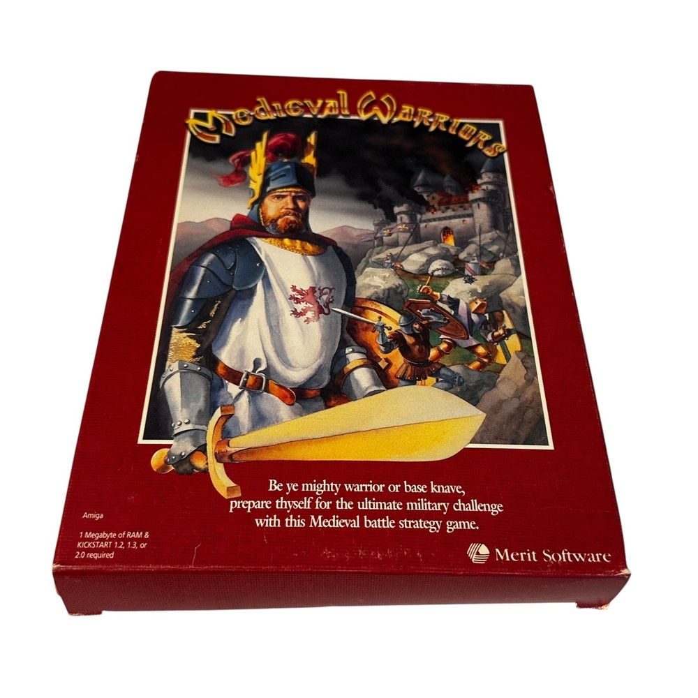 Medieval Warriors - Commodore Amiga Big Box Software / Game