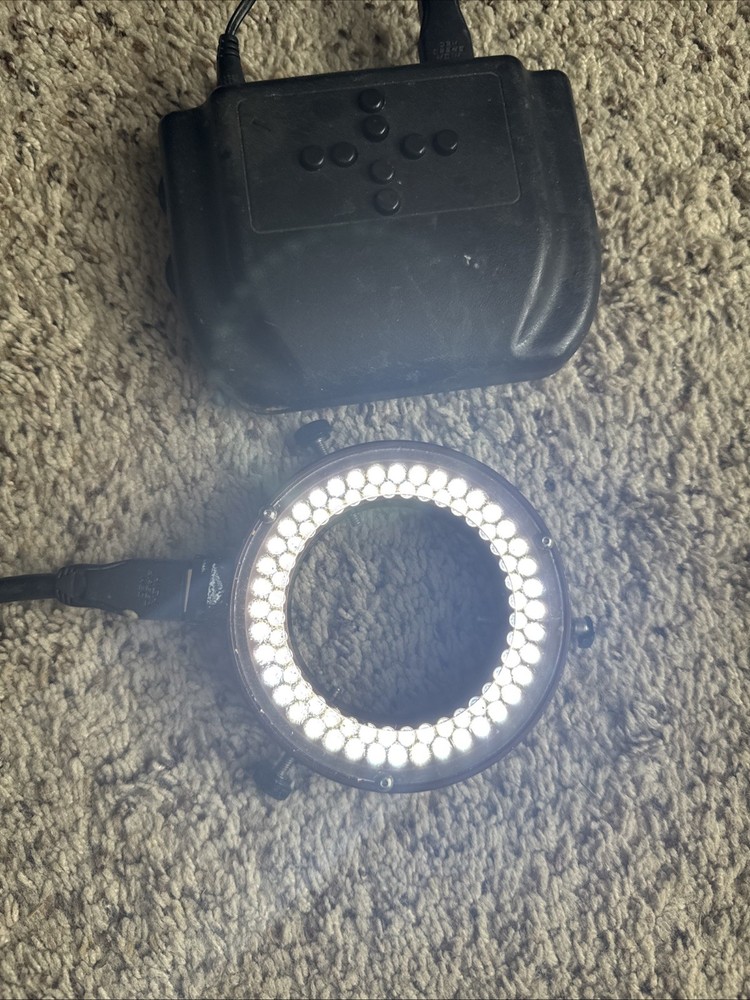 (Works) Luxo Microscopes By Unitron 18743 - Dimmable LED High Output Ring Light