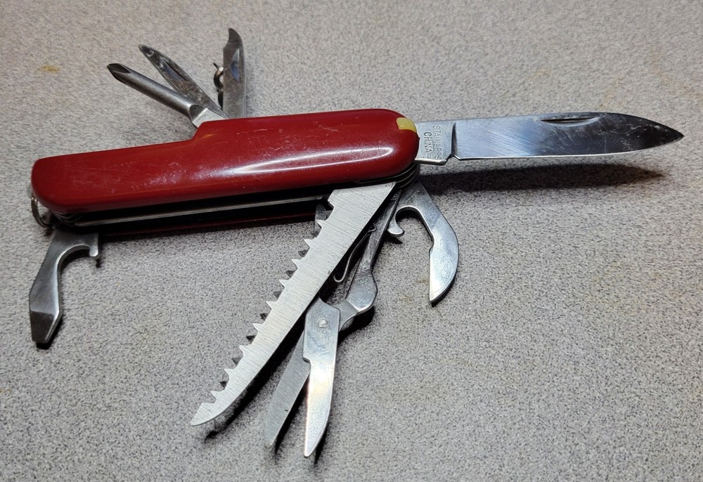 Generic Red 10 function Multi Tool Stainless Steel China