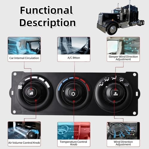 F21-HVAC A/C Heater Temperature Control Module (Sleeper Cab) 1013-11-000