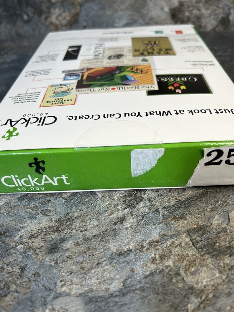 Click Art 40,000 Starter Image Pak Software 4 PC Users Guide Visual Catalog 3CDs