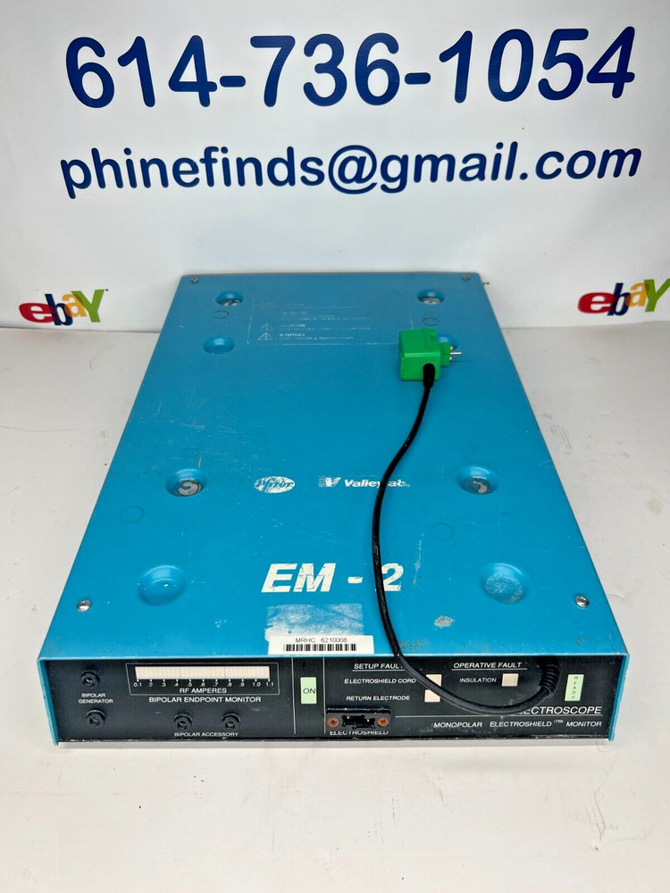 Valleylab EM-2 Electroscope Monopolar Electroshield Monitor