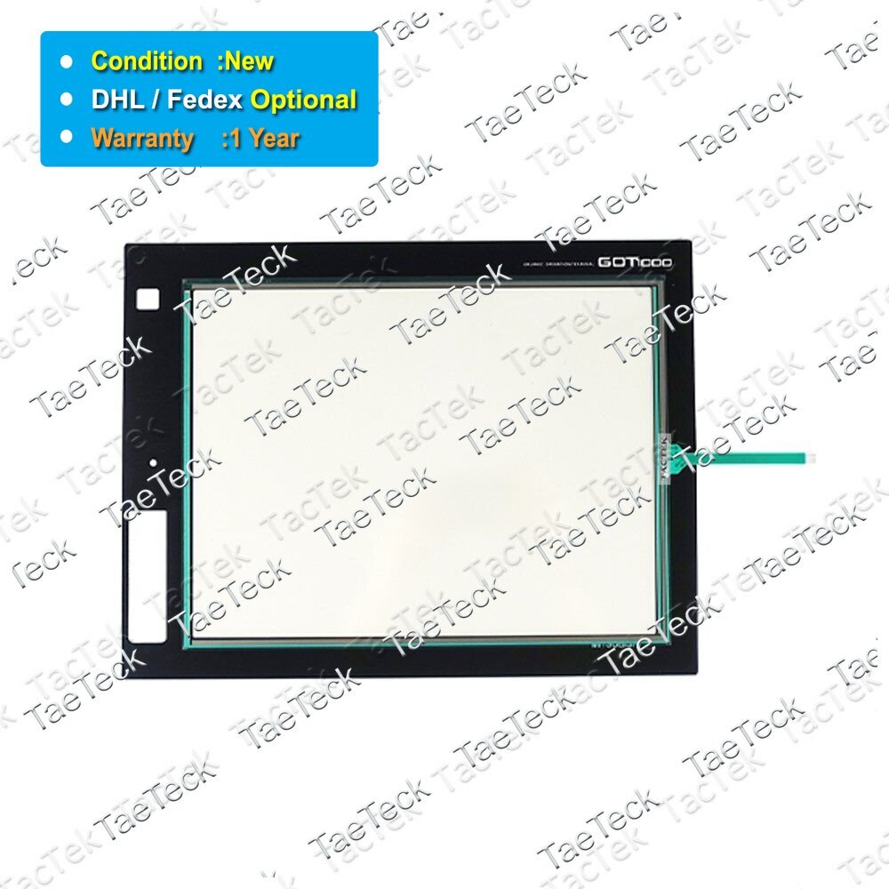 Original Touch Screen Panel Digitizer for Mitsubishi GT1685M-VTBA with Overlay #