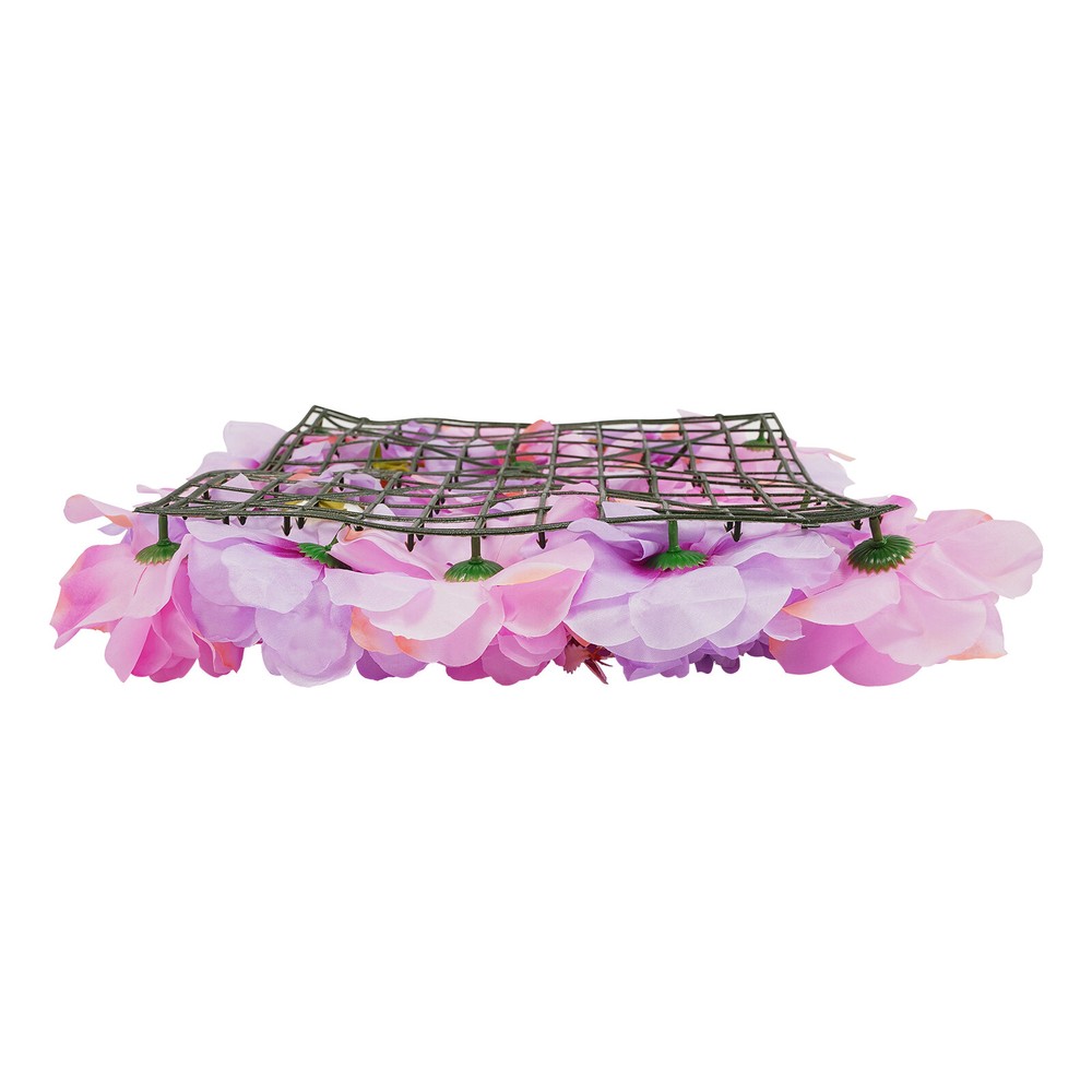12pcs 3D Artificial Flower Wall Panels for Home & Wedding Decor