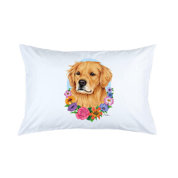 Golden Retriever Micro Fiber Pillowcase