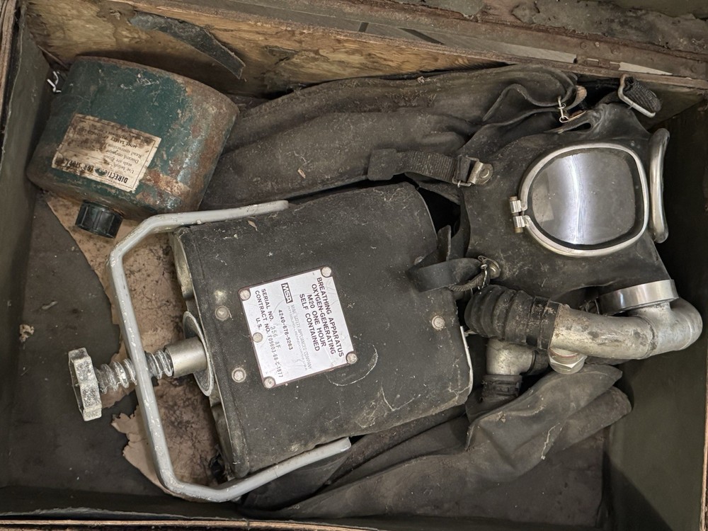 Very rare MSA M20 SCBA with case