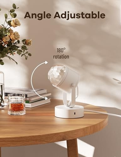 Modern Ocean Wave Table Lamp with Water Ripple Light - Modern Design