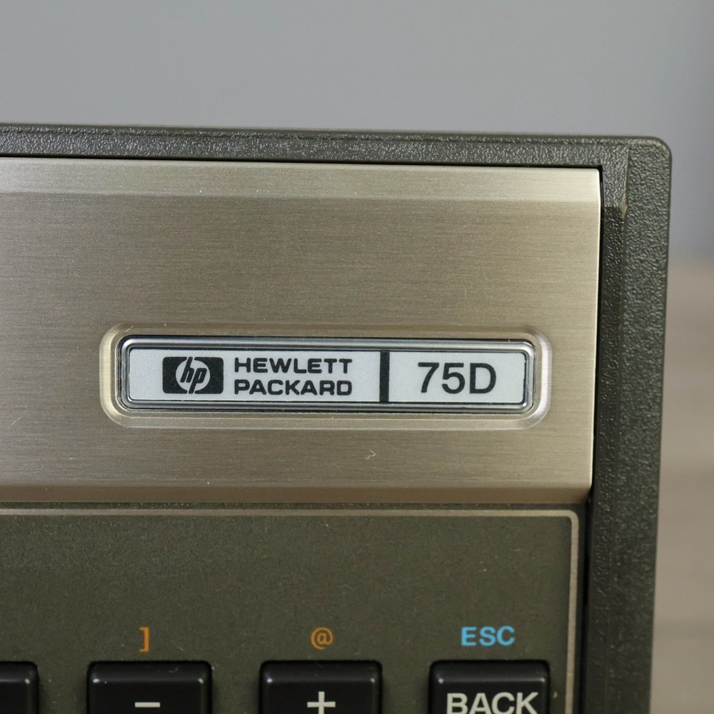 HP-75D Handheld Computer VTG Hewlett Packard EXCELLENT In Box Complete Bundle