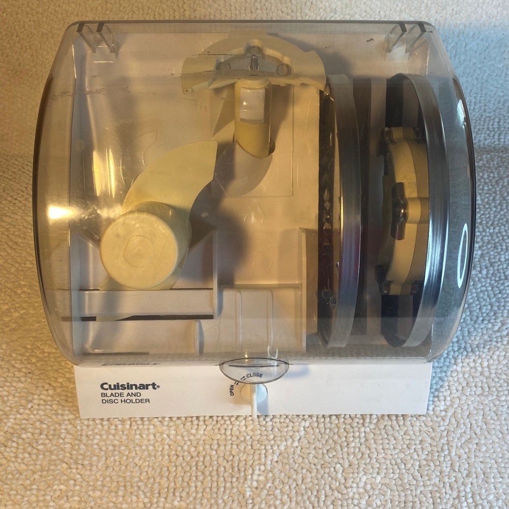 Cuisinart Food Processor Blade and Disc Holder Storage Case with Attachments