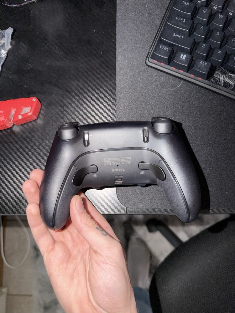 Sony PlayStation Controller Bundle w/ Case, Thumbsticks, Button Caps, Attachmen…