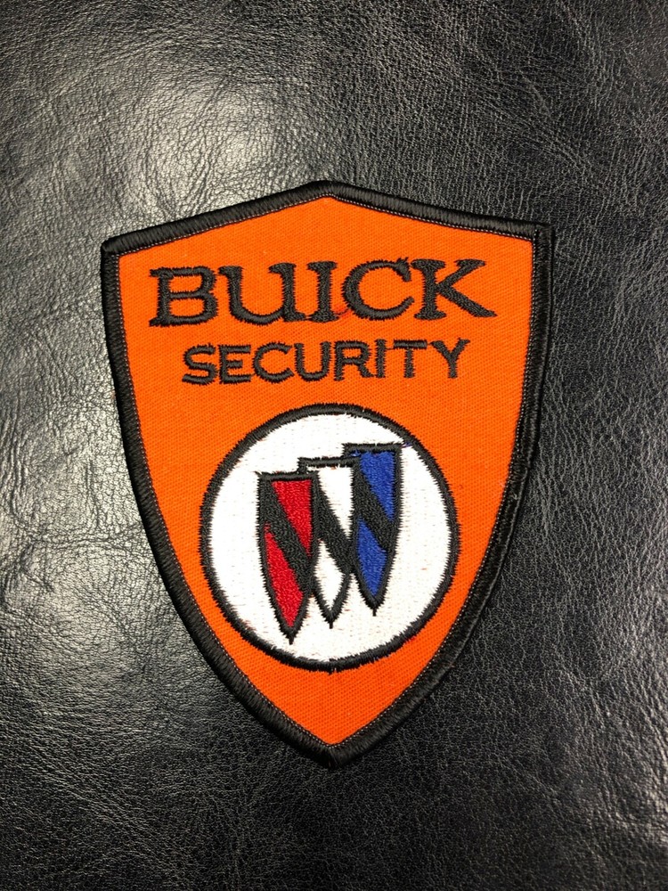 VINTAGE BUICK SECURITY EMBROIDERED PATCH