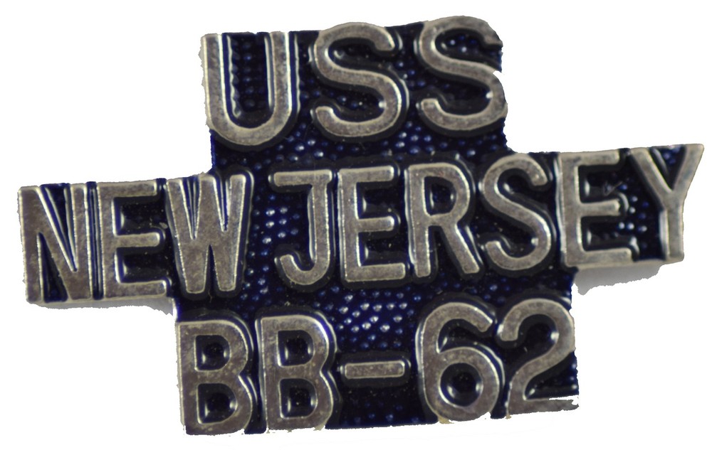 USS New Jersey BB-62 Pin