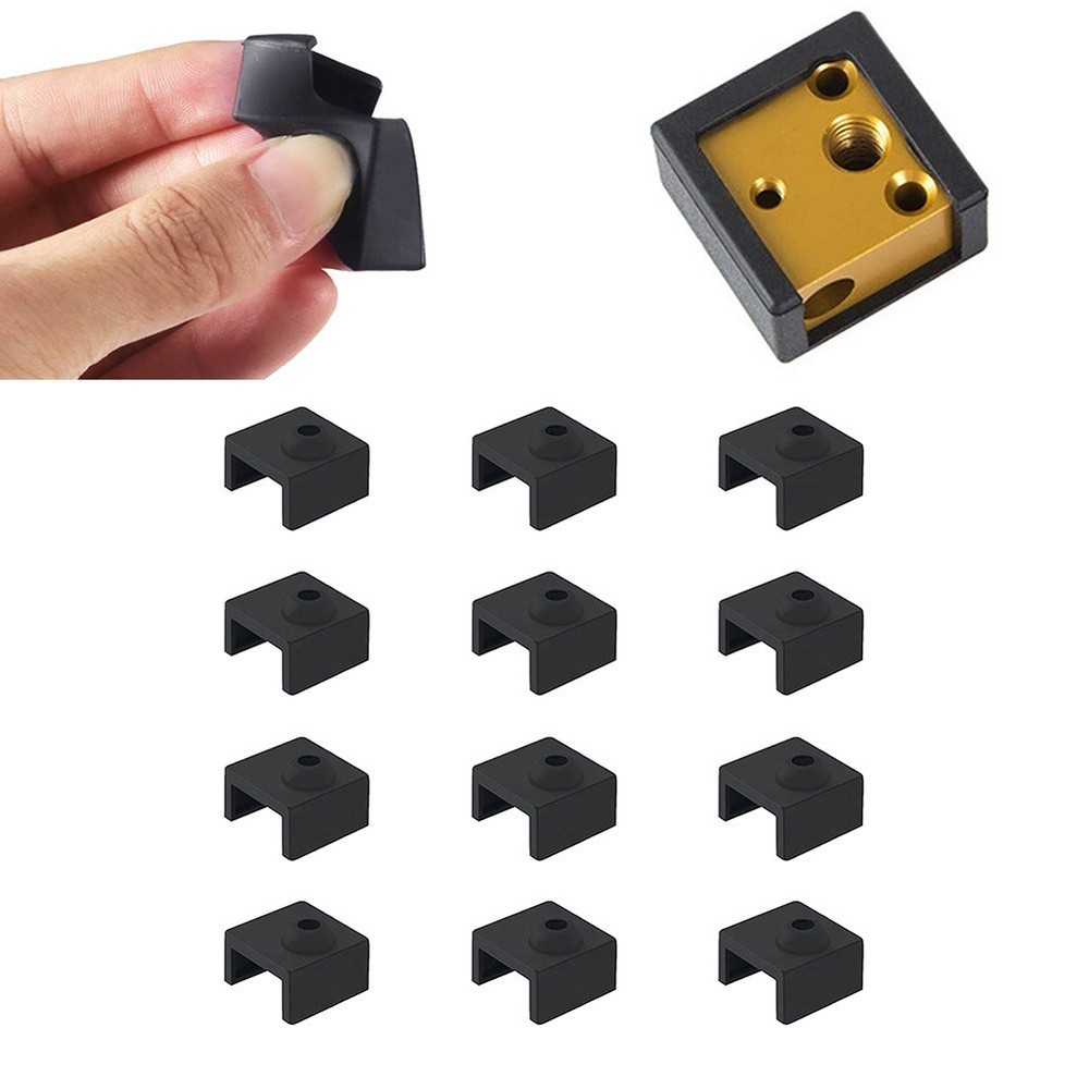 Nozzle Shielding Solution Pack of 12 High Temp Resistant Silicone Covers