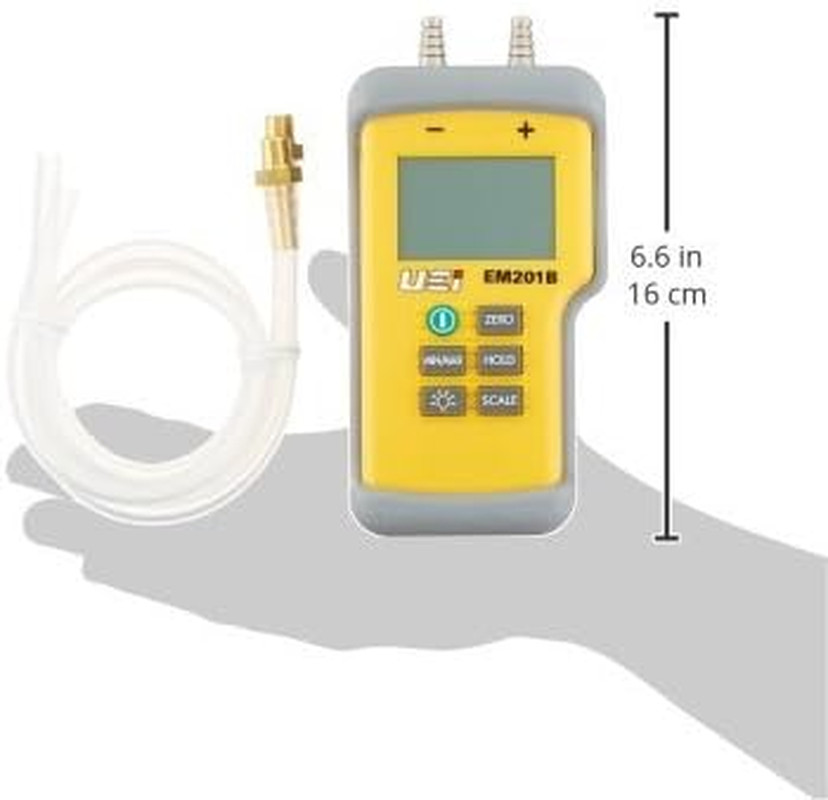 EM201B Test Dual Input Differential Manometer