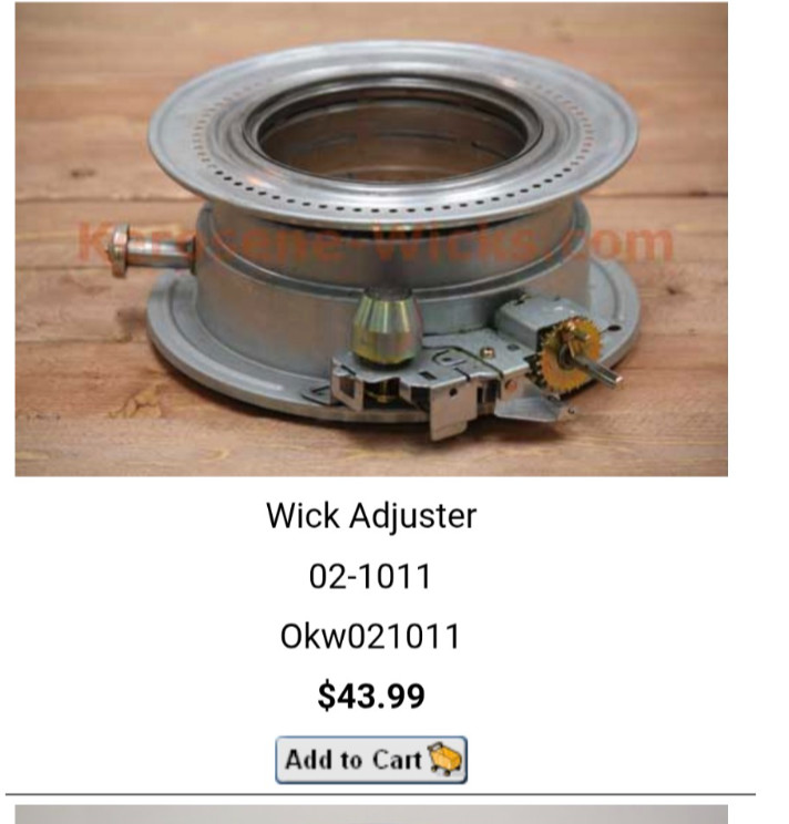 Kereosene Wick Adjuster