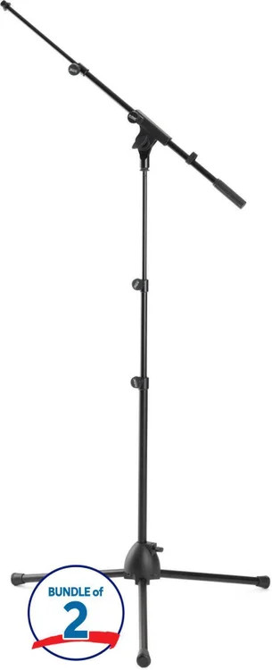 On-Stage MS500 Travel Microphone Stand (2 Pack)