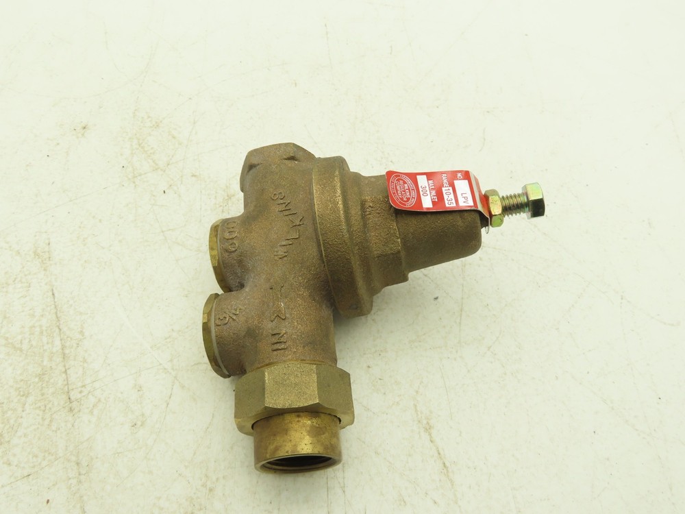 Wilkins Regulator 600LPV Pressure Reducing Valve and Strainer 3/4" NPT 10-35 PSI