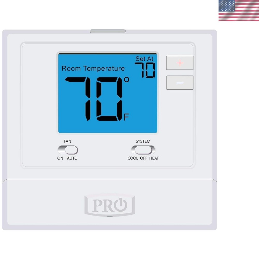 T701 Digital Non-Programmable Thermostat - Elegant Wall-Mount Climate Control