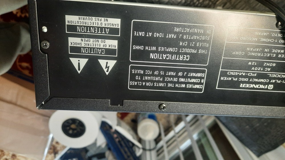 Pioneer Multi-disk Cd Player PD-M450