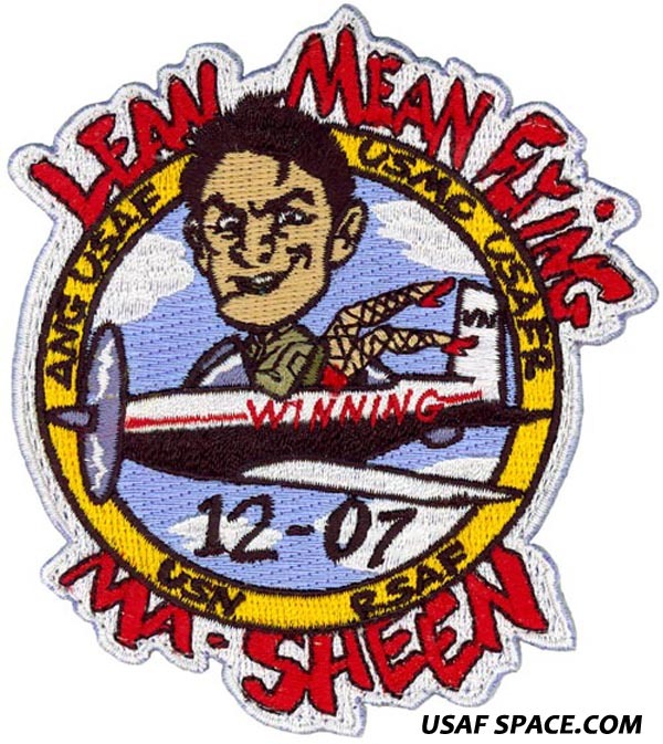 USAF PILOT TRAINING CLASS 2012-07 LEAN MEAN FLYING MA-SHEEN ORIGINAL PATCH