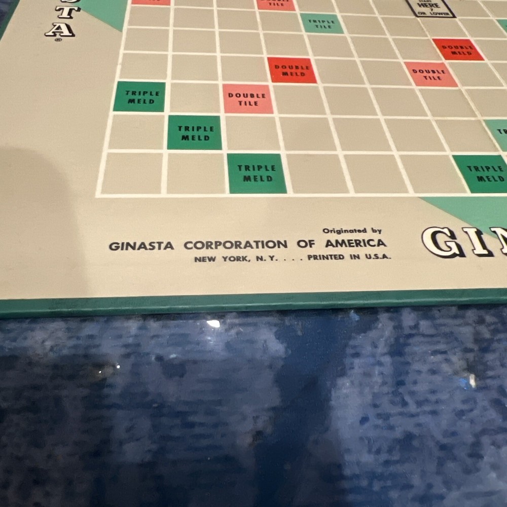 Vintage Ginasta 1954 Card Tile Board Game Complete