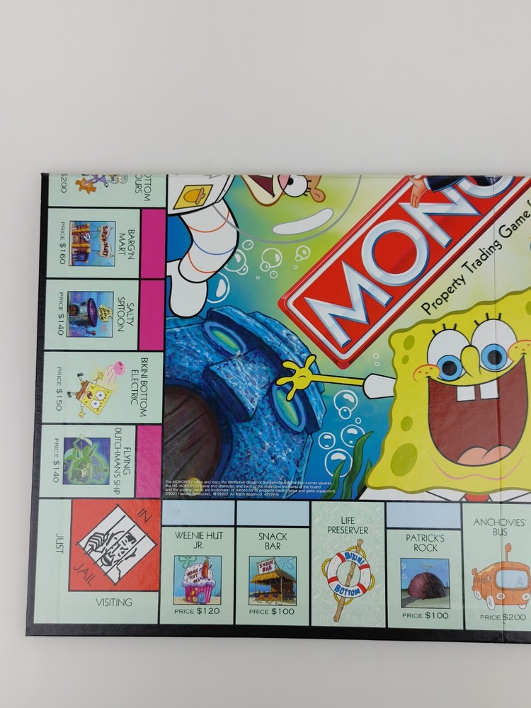 SpongeBob Monopoly Replacement Part Board Game