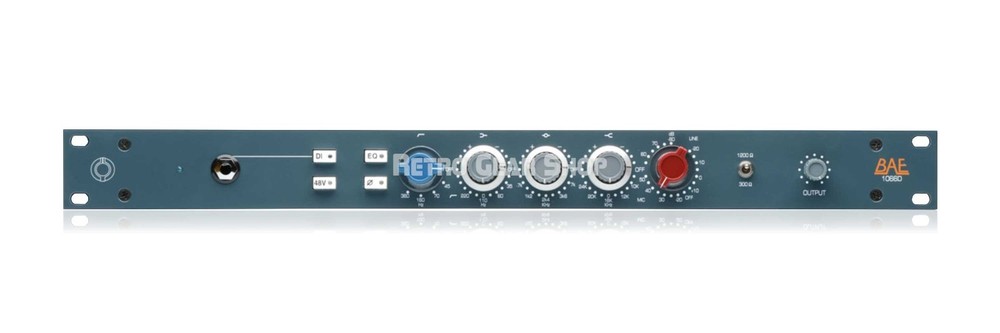 BAE 1066D Rackmount Mic Preamp / EQ with PSU