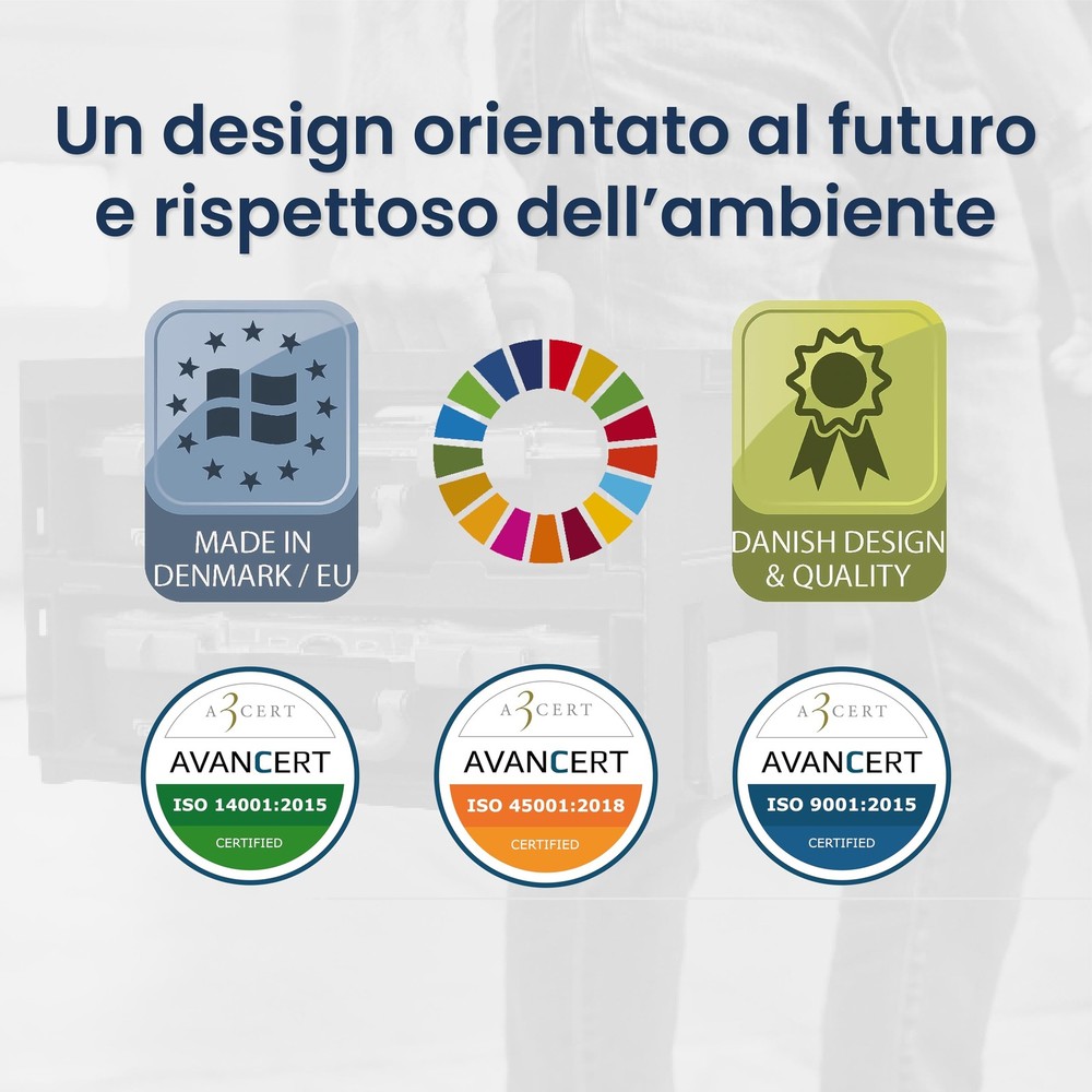 Assorter Tool Box Organizer – Compact – 7 Slots Fixed Grid with Semi-Transpar...