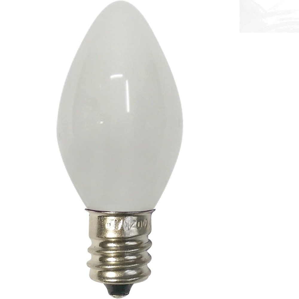 4-Pack Energy Efficient C7 Incandescent Replacement Bulbs - Bright White Light