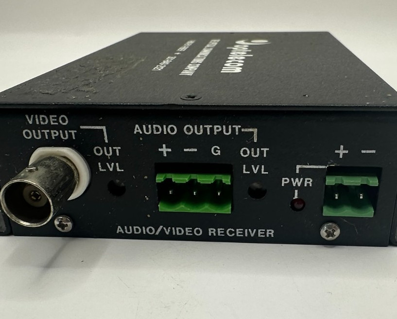 Optelecom Audio Video Receiver Fiber Optic Interface