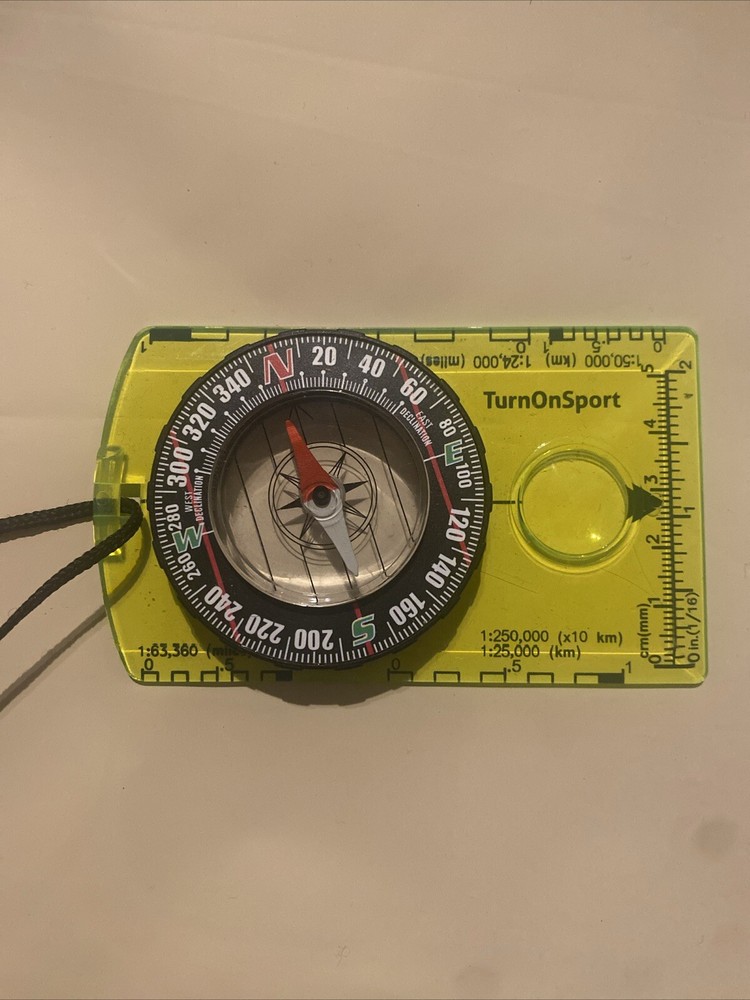 Turn On Sport Orienteering Compass Navigation Hiking Backpacking Scouting