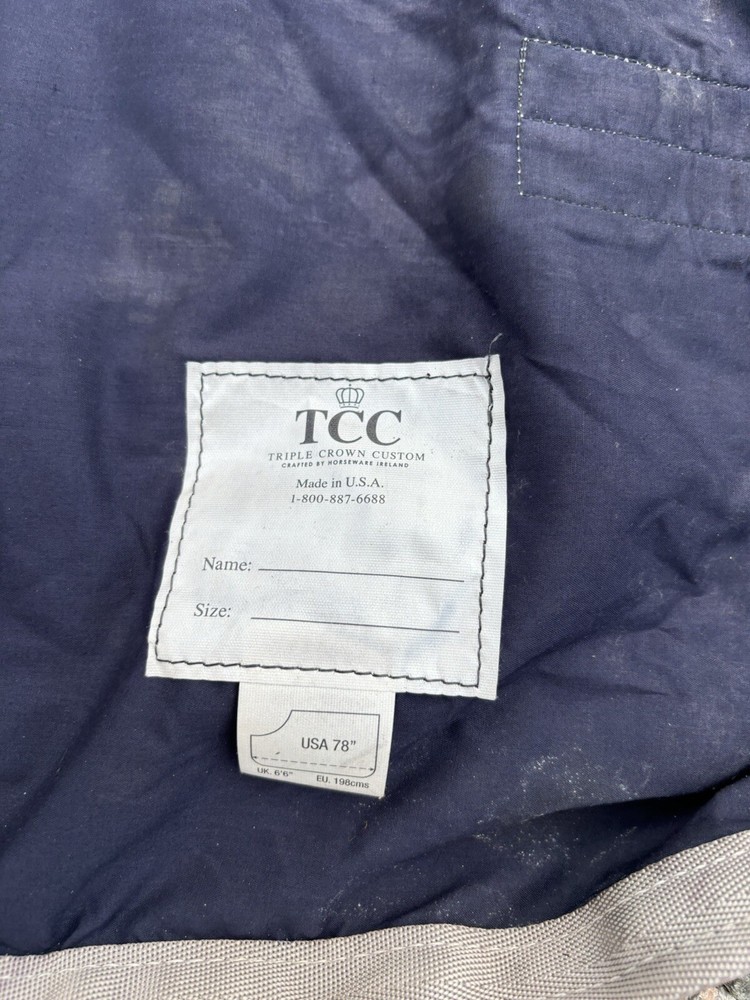 78” Triple Crown Custom Stable Sheet - WITH MONOGRAM