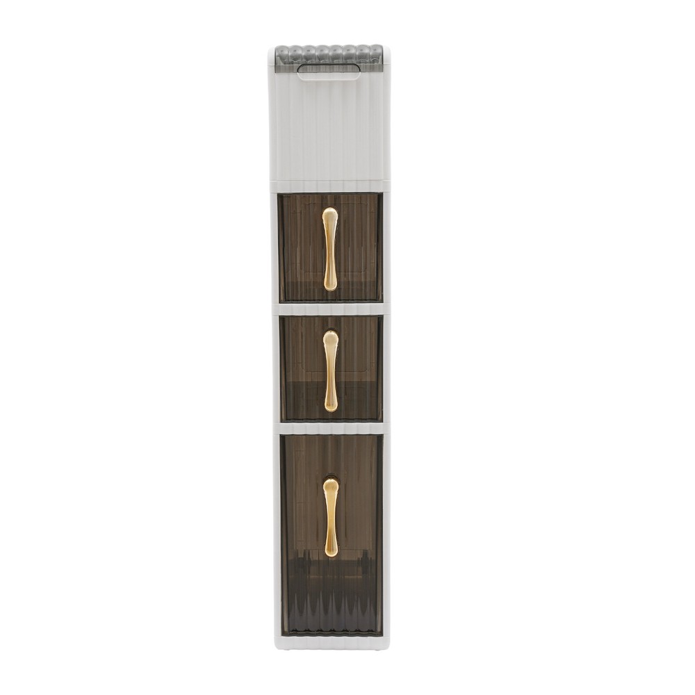 Stylish Bathroom Floor Cabinet with Large Capacity & Space-Saving Design