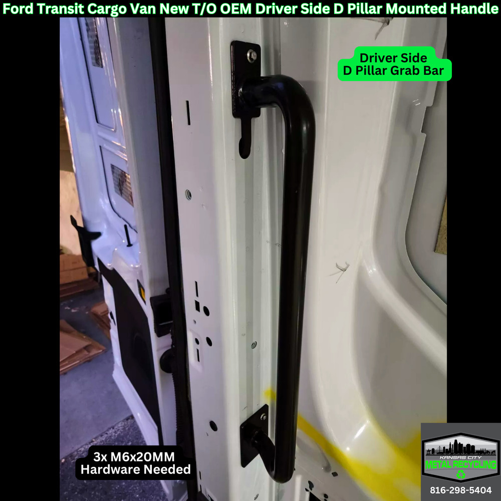 Ford Transit OEM Rear (D Pillar) Interior Grab Bars Driver & Pass. Side (2 Pack)