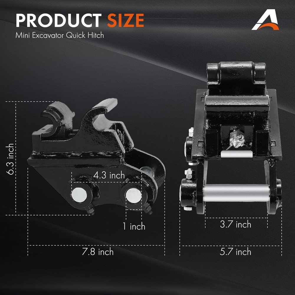 New Mini Excavator Quick Coupler, Mechanical Quick Change Hitch