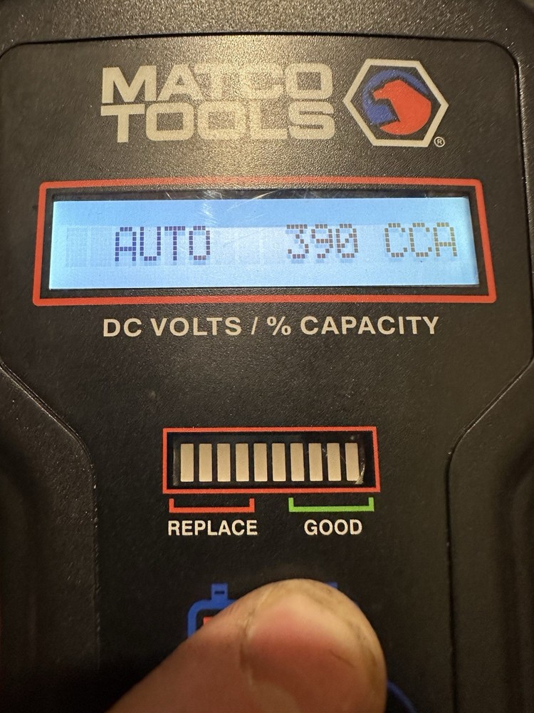 Used Matco Tools MBT100 12V Battery Tester