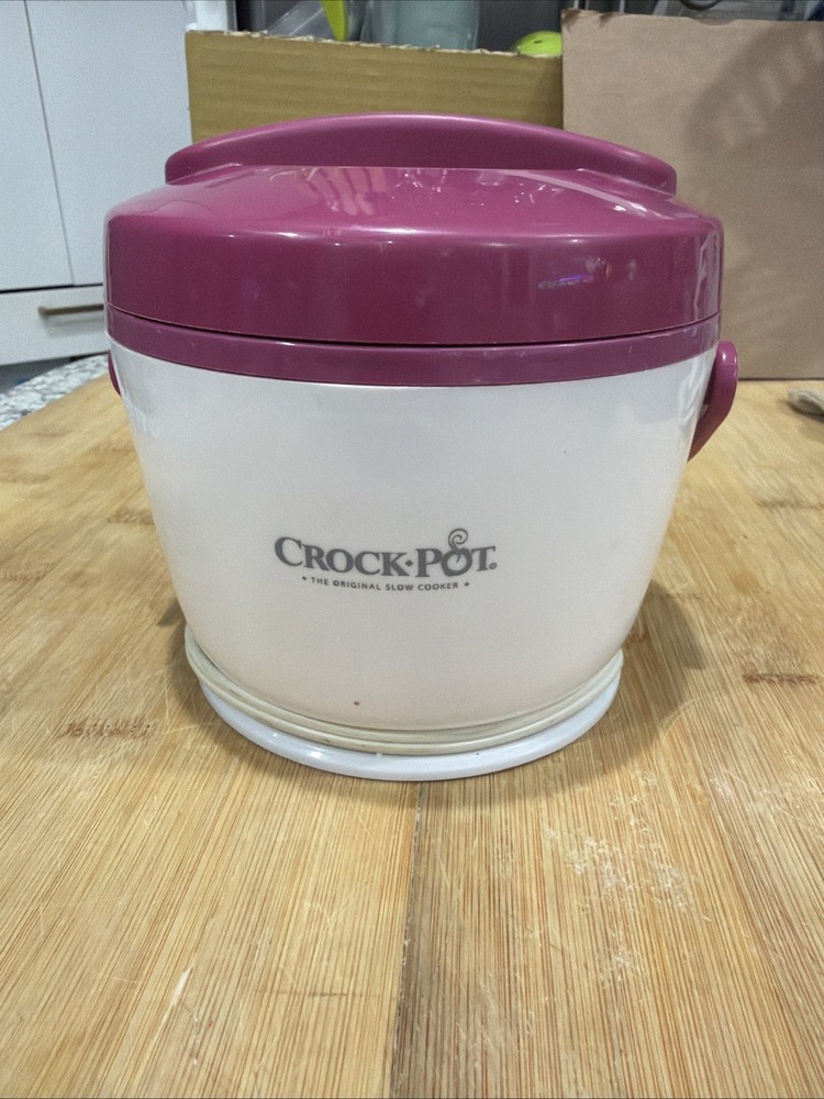 Purple Mini crock pot for home or work *