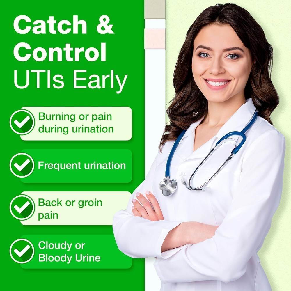 Quick 2-Minute UTI Strips - Accurate and Affordable Urinary Testing