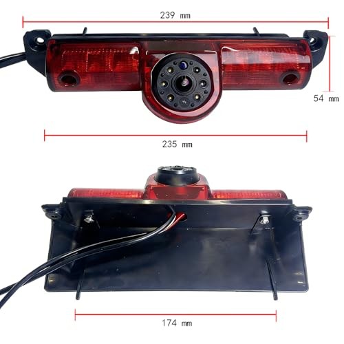 1080P AHD/CVBS Brake Light Rear View Reverse Backup Camera Compatible with