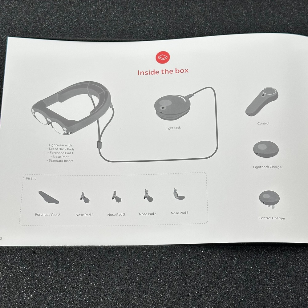 Magic Leap One Creator Edition Size 1 AR Headset New Sealed Box – EOL Device