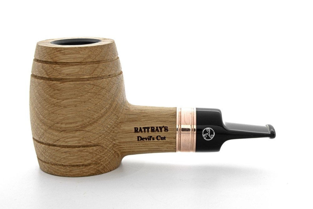 RATTRAY'S DEVIL'S CUT G SMOOTH 9MM OAK PIPE / NEW CARBON INSERT - HEATPROOF