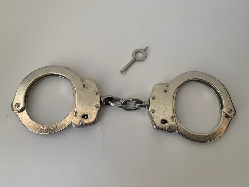 Used Chain Link Handcuffs