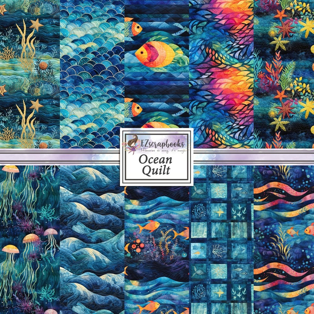 OCEAN QUILT - Paper Pack