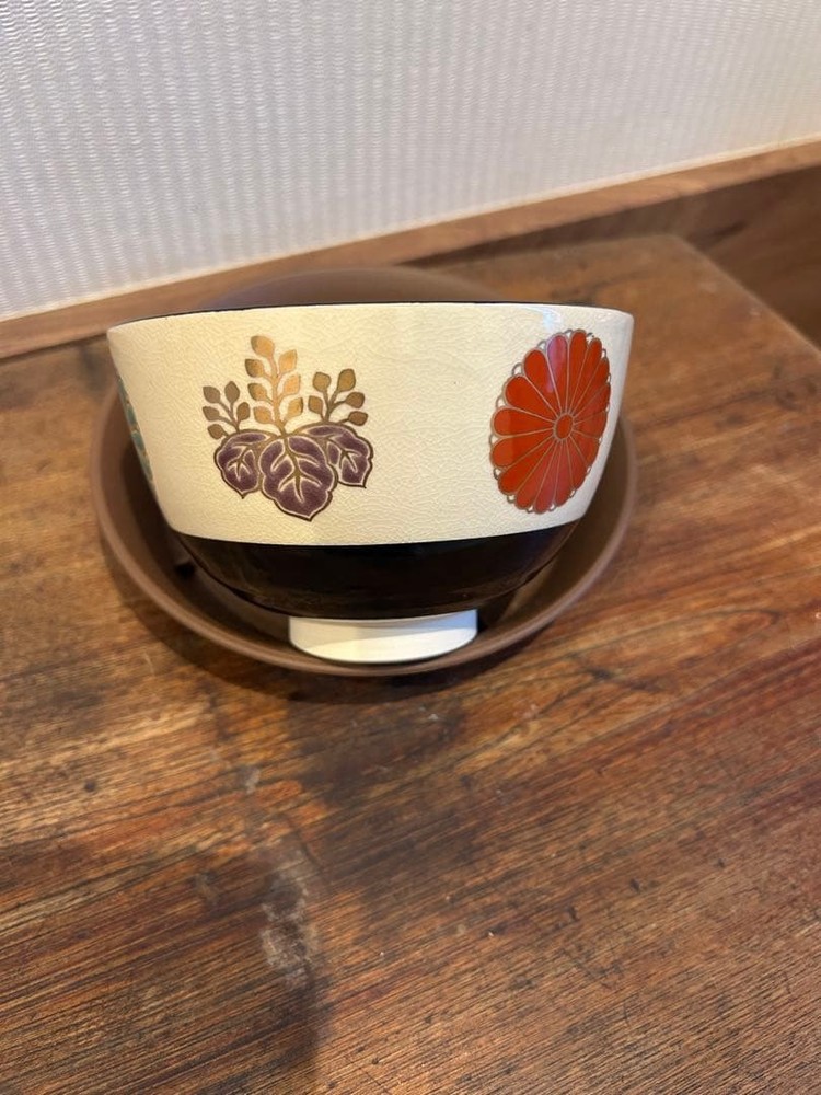 Tea Utensils flower pattern