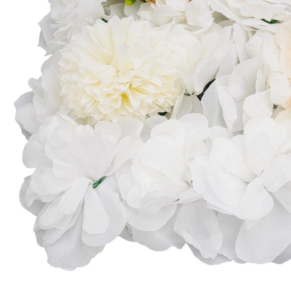 Artificial Flower Wall Panels, Artificial Flower Wall Backdrop, 12PCS Panels
