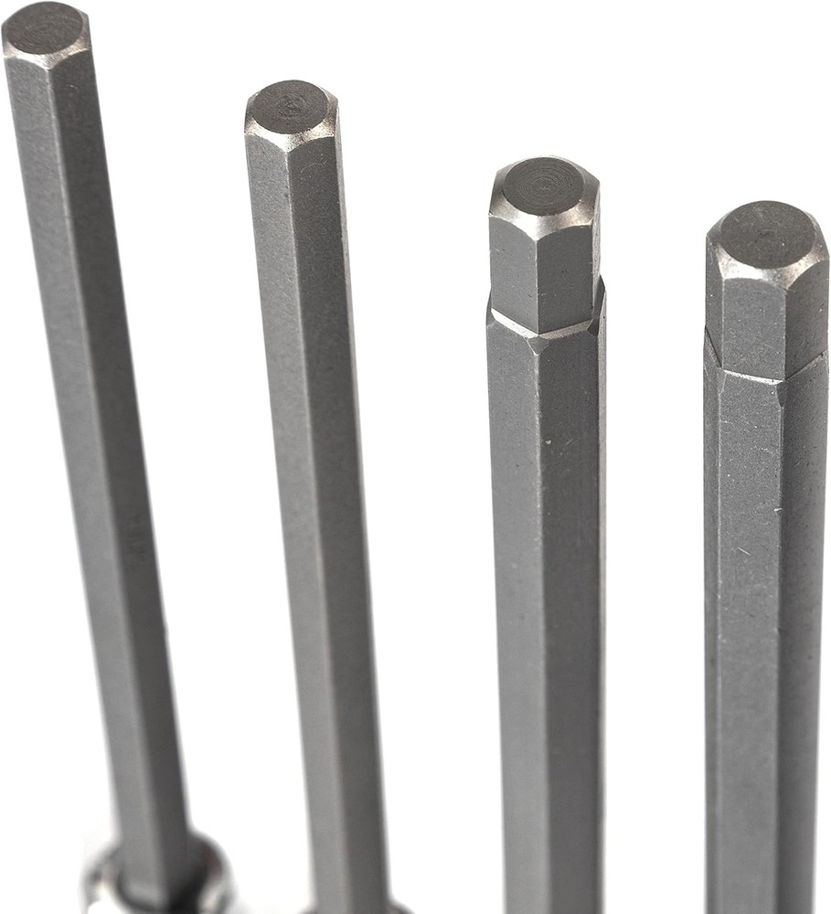 NEIKO 10079A Extra Long Allen Hex Bit Socket Set, 18 Piece SAE