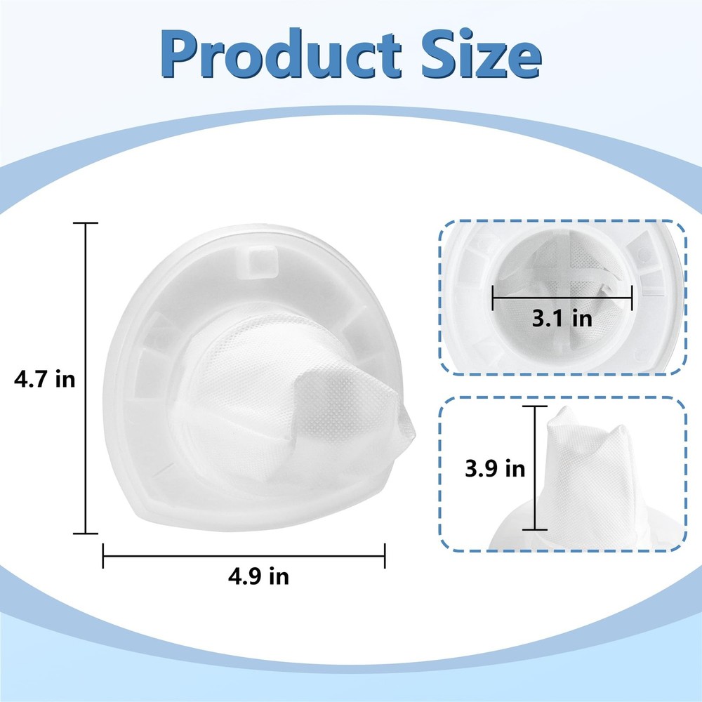 9 Pack Filter Replacement for Black and Decker Power Tools VF110 Dustbuster C...
