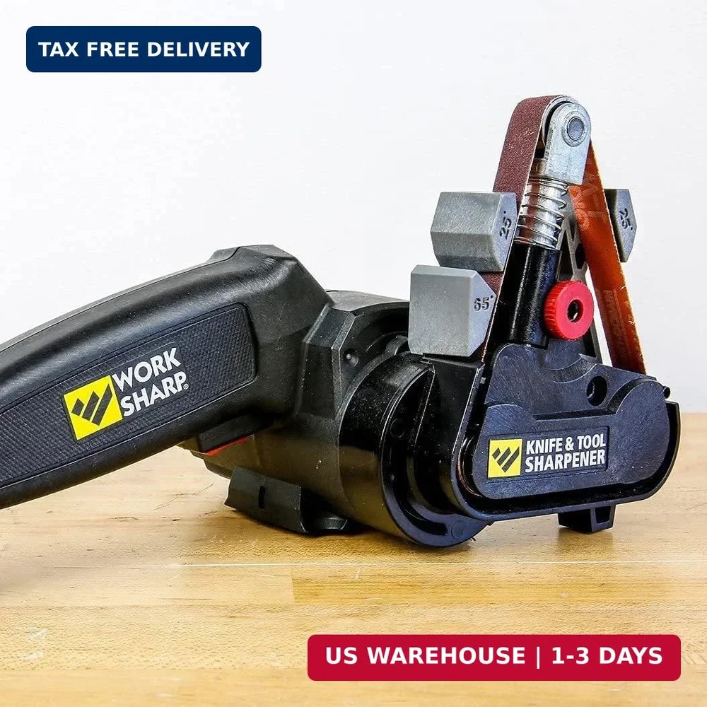 Work Sharp Knife & Tool Sharpener Mk.2 + Replacement Belt Kit