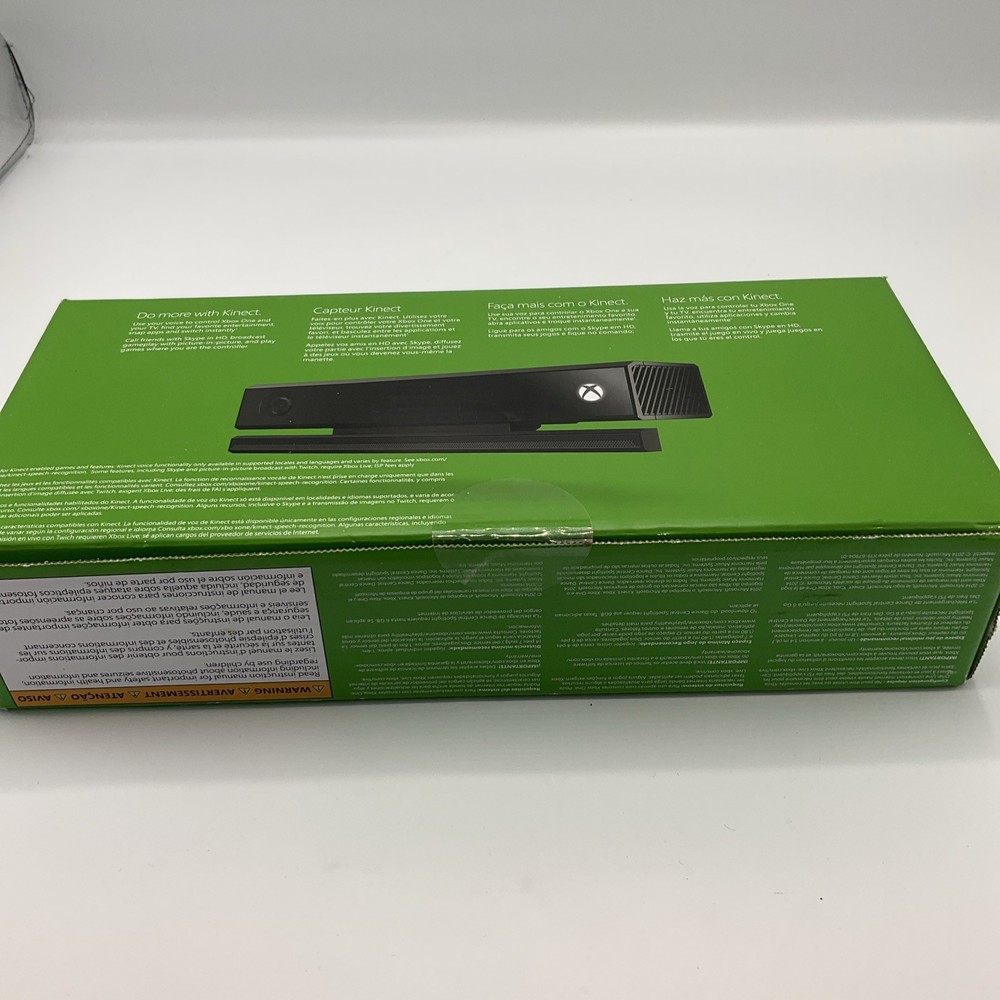 NEW Microsoft Xbox One Kinect Motion Sensor Black SEALED Damage See Pics